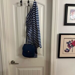 Dooney & Bourke Navy Crossbody Saddle Bag